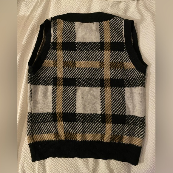 SHEIN Sweater Vest checkered size Small - Picture 3 of 3
